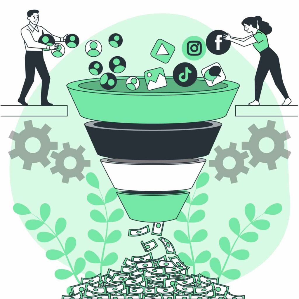 قیف فروش در بازاریابی دیجیتال